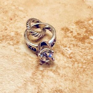 Brighton Diamond Ring Charm